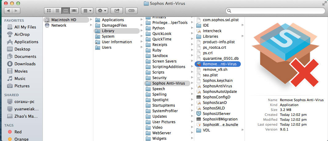 do you need to created an account to use sophos antivirus for mac